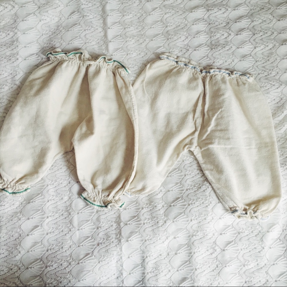 Vintage flannel toddler bloomers set💞